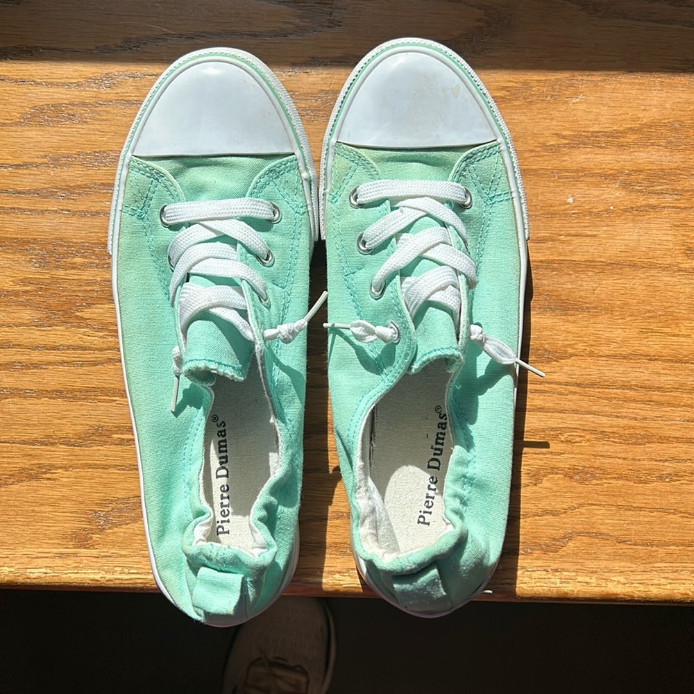 Turquoise shoes